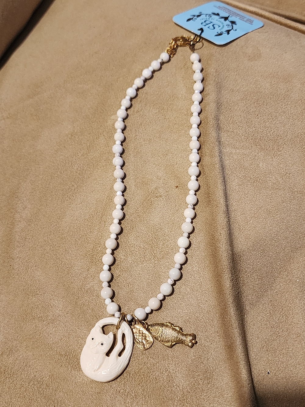 Susan Burch Handmade Cat Necklace - Picture 10 of 11